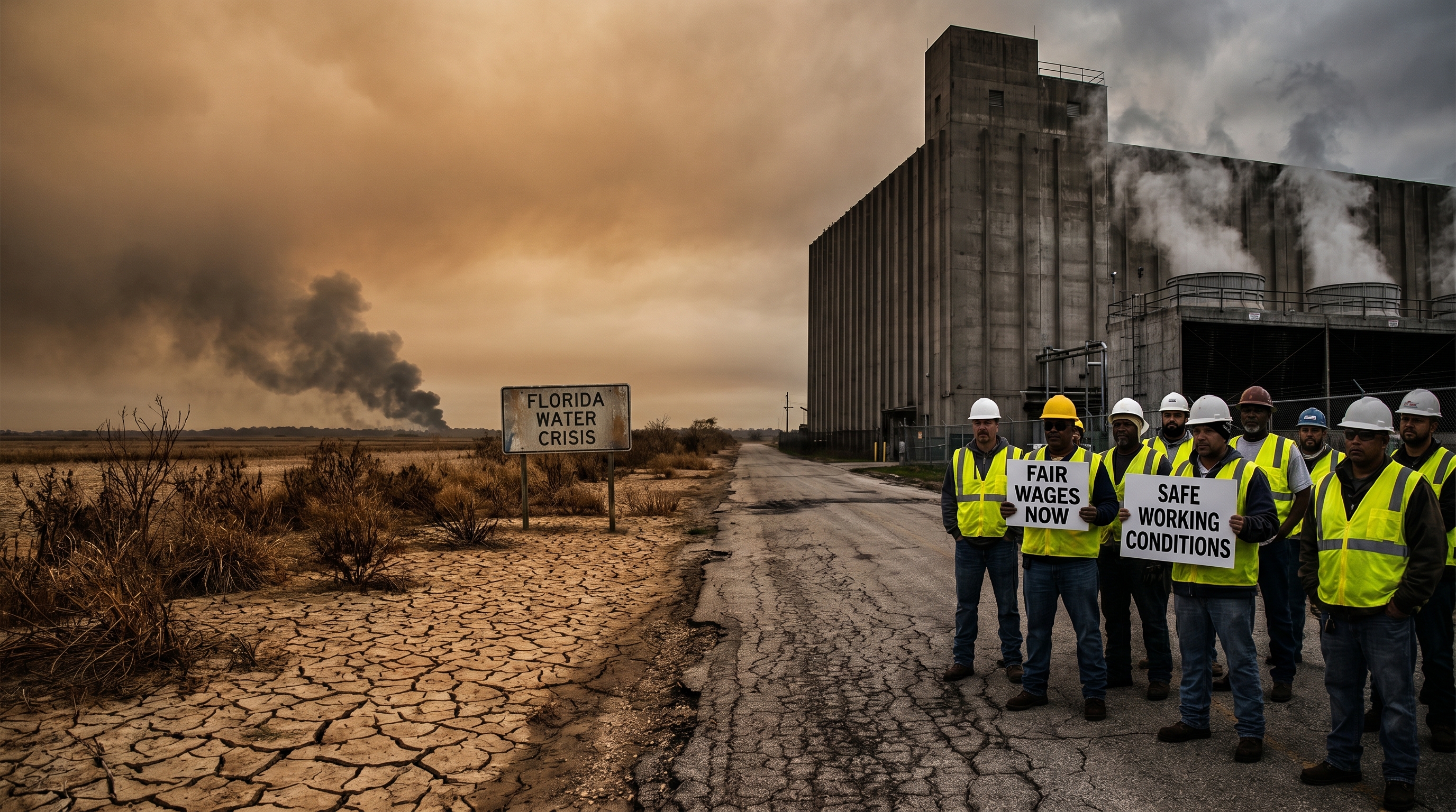 Florida Drought and Meatpacking Strikes: A Dual Threat to Food Security