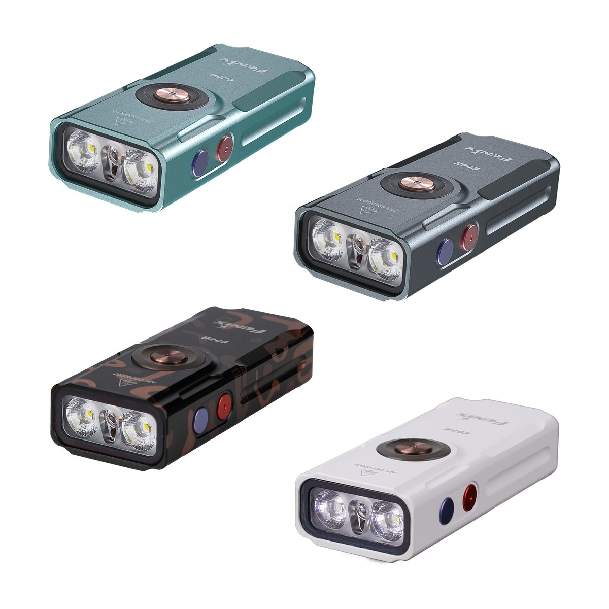 Fenix E06R 700 Lumen USB-C Rechargeable EDC Flashlight with UV Light & Red Laser